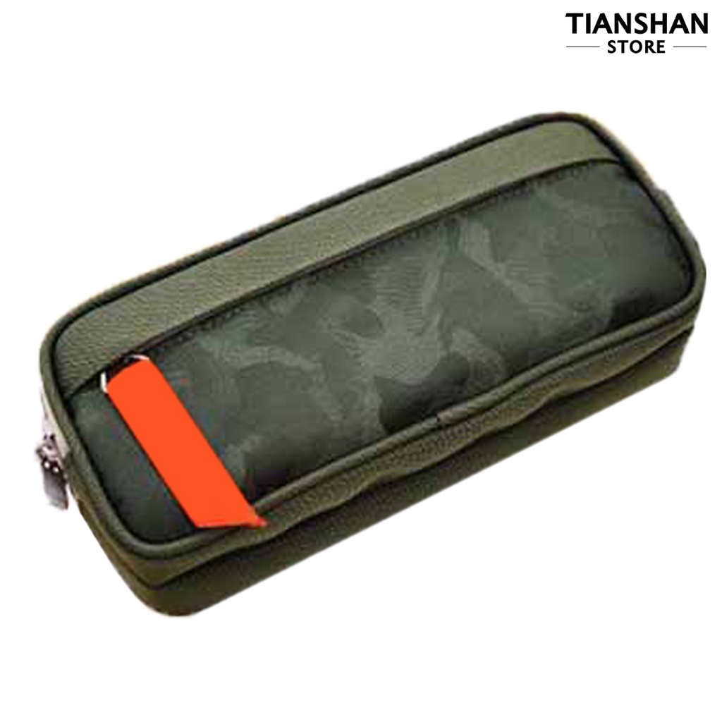 Túi đựng bút cỡ lớn nhiều ngăn có khóa kéo thiết kế đơn giản tiện dụng cho học sinh