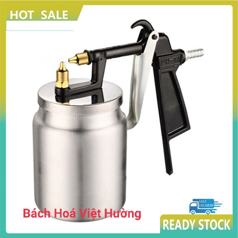 Súng phun sơn giá rẻ, Béc phun sơn PQ10 500ml - Bình phun sơn PQ10