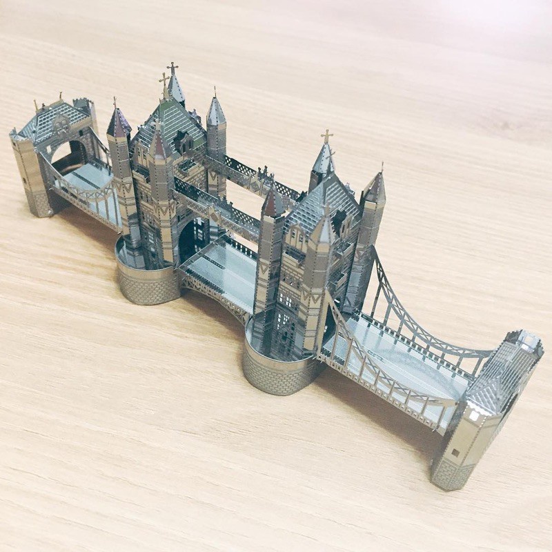 Mô Hình Kim Loại Lắp Ráp 3D Metal Mosaic Cầu Tháp Luân Đôn