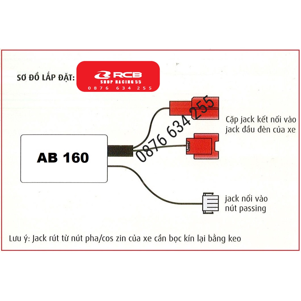 Bộ mạch tắt đèn AB 160/AB 125 2022 2023 Tích hợp Passing - BH 1 năm
