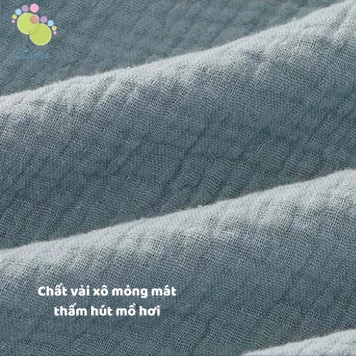 Bodysuit Đũi 3 Cúc Mỏng Mát Mùa Hè Cho Bé