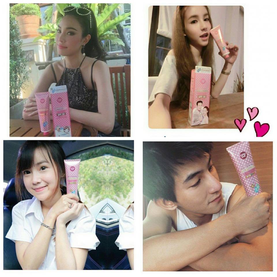 Kem Chống Nắng Trắng Da Dạng Hơi Sương Cathy Doll Whitening Sunscreen L-Glutathione Magic Cream SPF50 PA+++