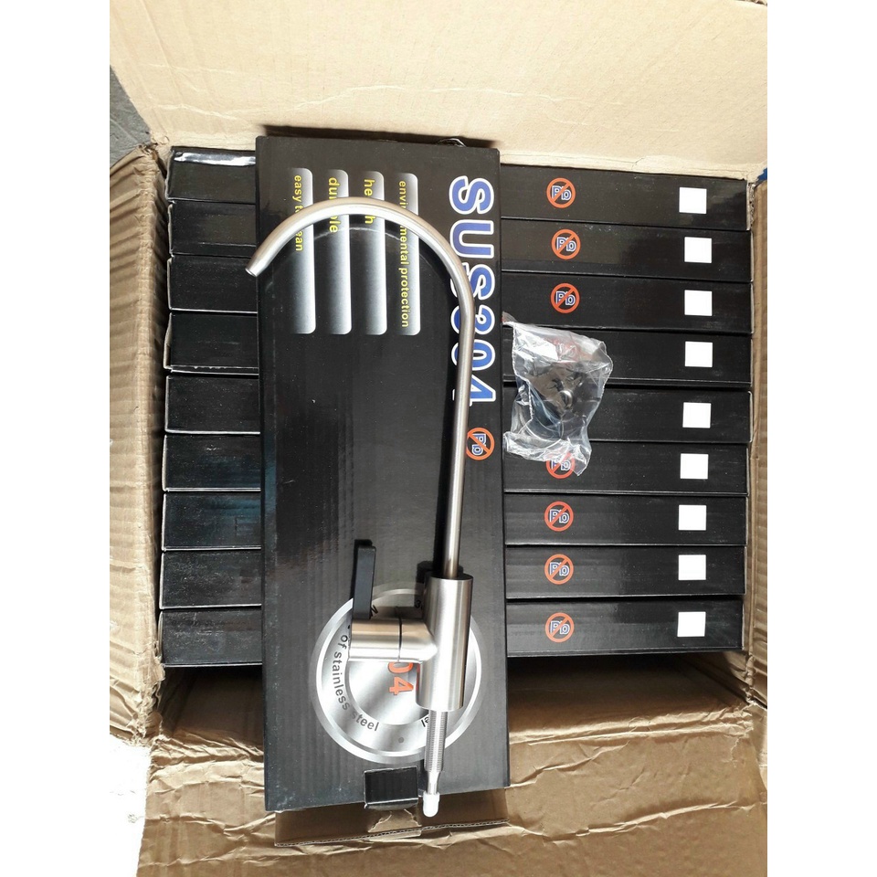 Vòi máy lọc nước inox 304 cao cấp chống rỉ sét - vòi nối nhanh đơn giản