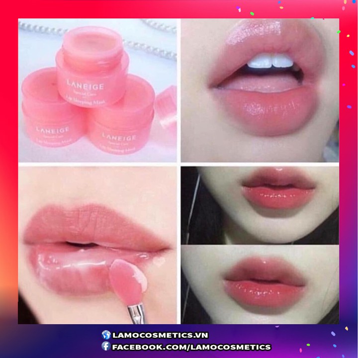 Mặt Nạ Ngủ Môi Laneige Lip Sleeping Mask Mini 3g Chính Hãng 100%