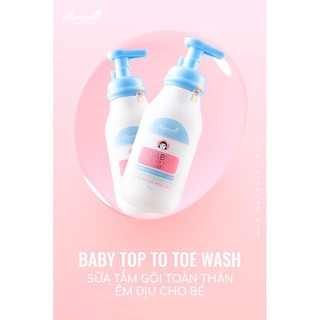 [100% Chính Hãng] sữa tắm em bé hanayuki