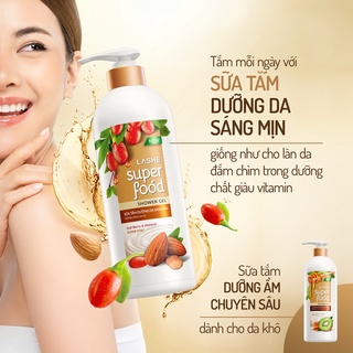 Sữa tắm Lashe Super Food 610g