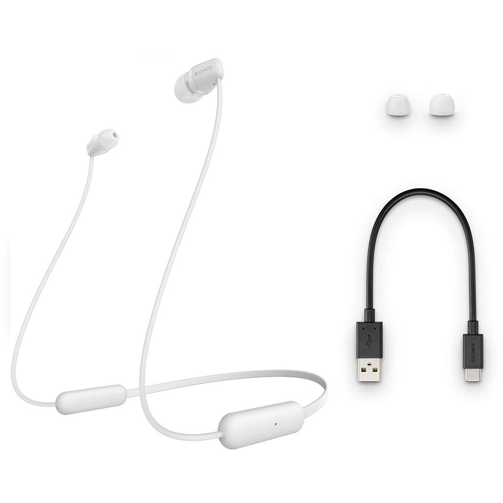 Tai Nghe BLUETOOTH Sony WI-C200 | Siêu nhẹ 19g - Pin 15h - Sạc nhanh - Nghe gọi chất lượng cao - Âm thanh đậm chất