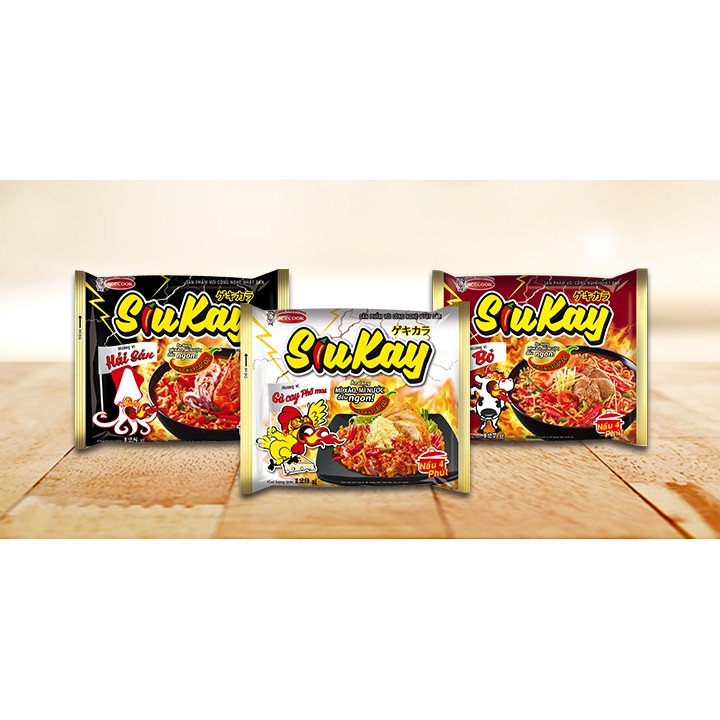 Combo 5 Gói Mì SiuKay 7 Cấp Độ