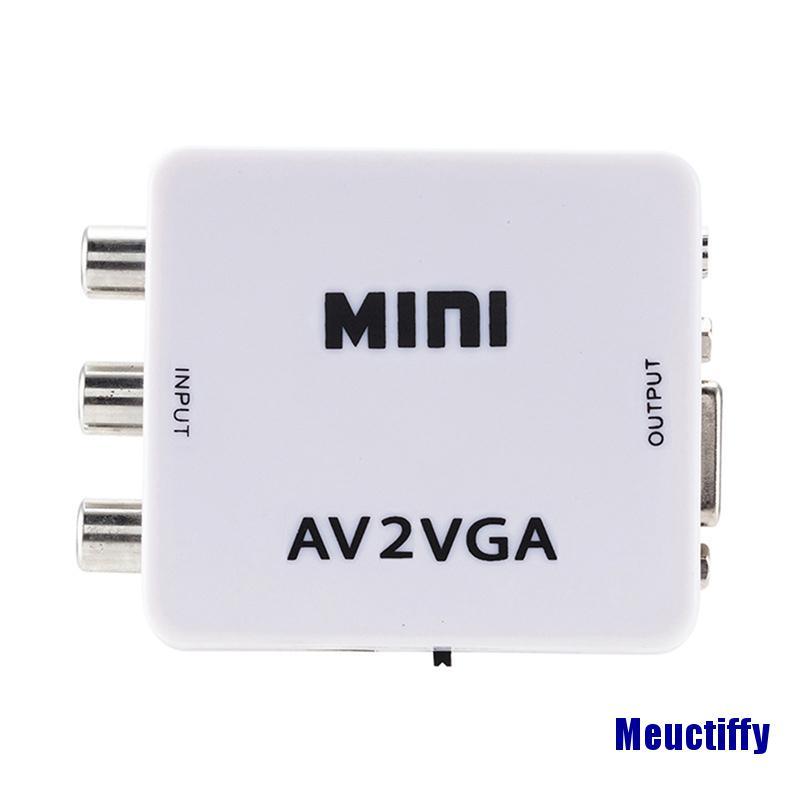 Hộp Chuyển Đổi Từ Av Rca Sang Vga Hd 1080p Tv