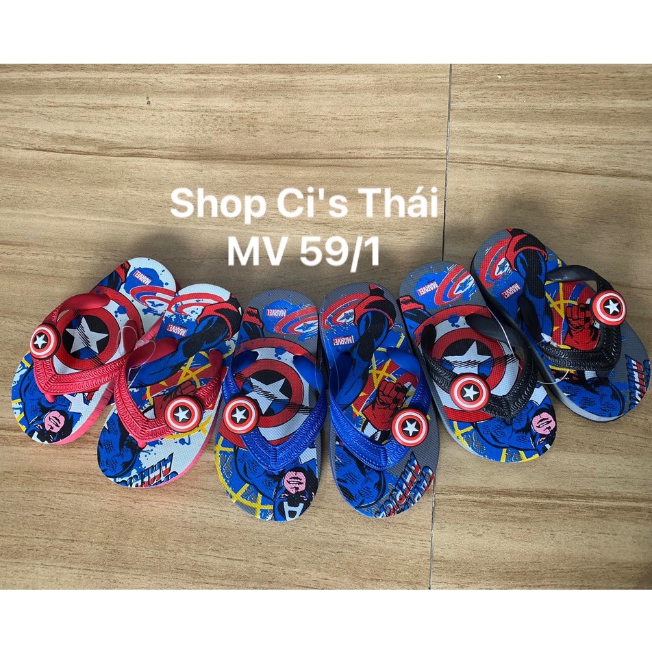 Dép quai kẹp Bé trai - Dép Thái Lan MV 59.1 + MV 59.2 + MK 41 + BT37 + JL18 - Được nhập khẩu trực tiếp từ Thái lan