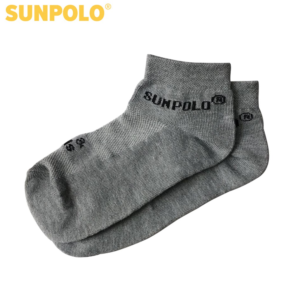 Combo 2 đôi vớ nam cổ ngắn cotton SUNPOLO - SUV02M Màu ngẫu nhiên