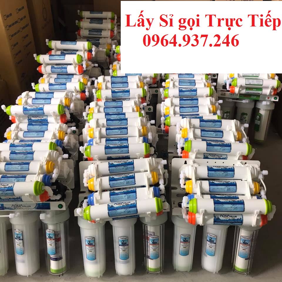 Máy Lọc Nước RO Không vỏ tủ AQUA Plus 9, 10, 11 Cấp lọc , Máy Lọc Nước lắp Gầm Bếp Có đèn UV