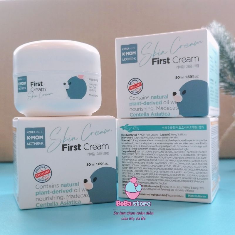 KEM DƯỠNG ẨM HỮU CƠ CHO BÉ - SỮA TẮM GỘI HỮU CƠ CHO BÉ TỪ 0 THÁNG TUỔI - K-MOM