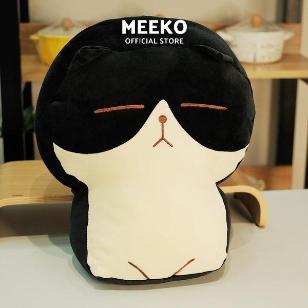 Gấu bông hình mèo bánh mì dễ thương Bami Cat chất vải mềm mịn size 40cm MEEKO