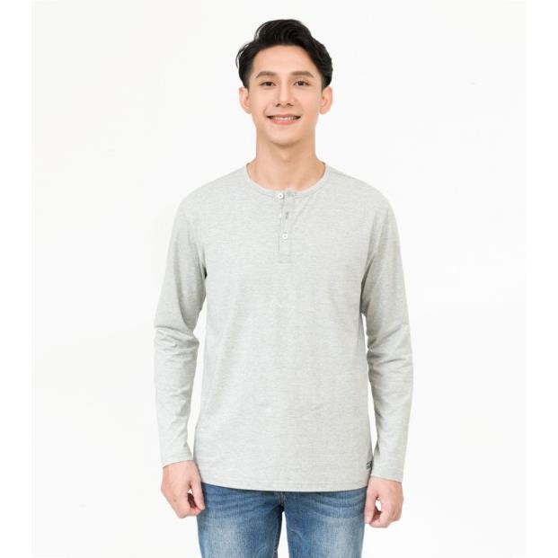 Áo thun nam dài tay Prime Henley Cotton Compact Premium thương hiệu Coolmate ❤️