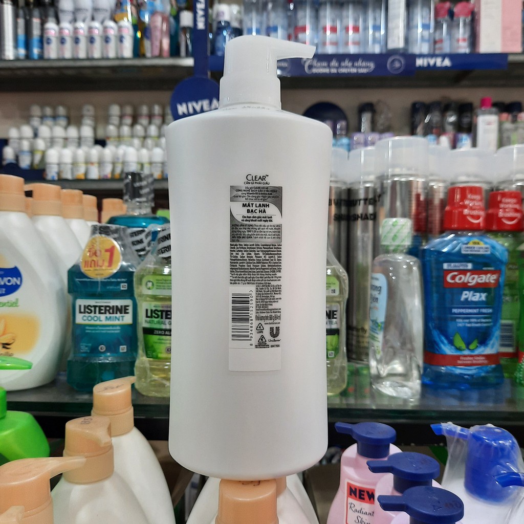 Dầu gội Clear sạch gàu, nuôi dưỡng da đầu 880g