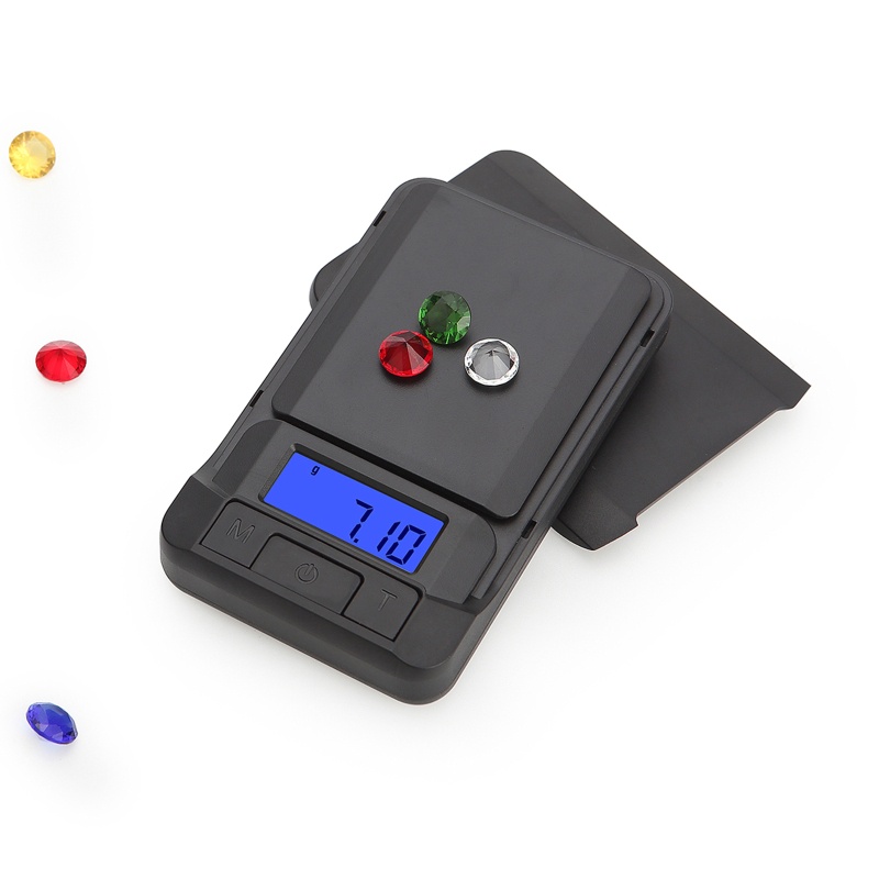 Cân Điện Tử Mini 5 Loại 0.1 / 0.01 Bỏ Túi Tiện Dụng Mang Theo Du Lịch