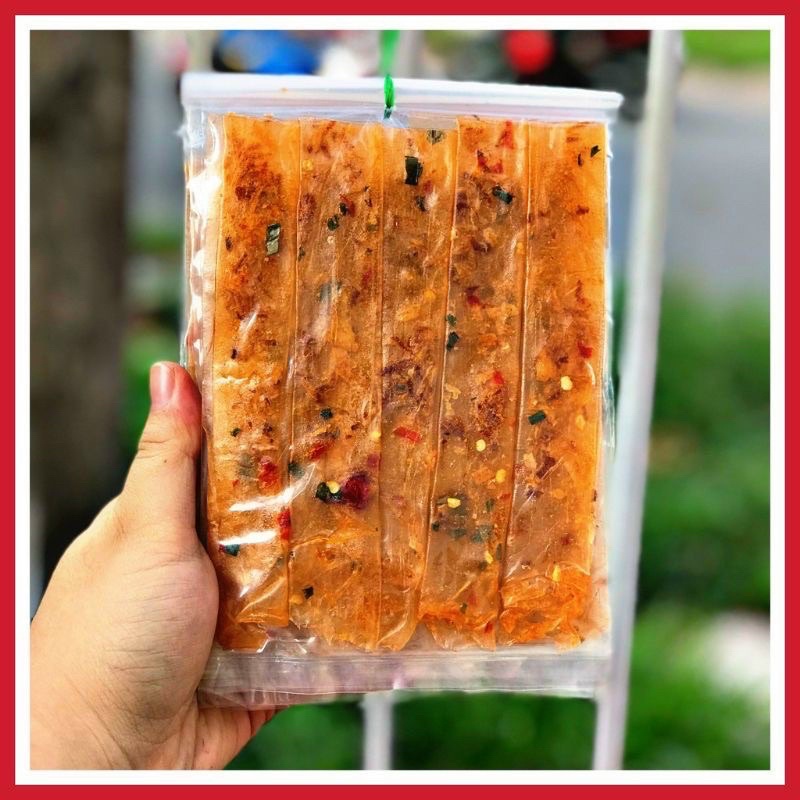 Bánh Tráng Cuốn Khô Bò / Khô gà / Hành Phi / Bánh Tráng Siêu Cay ( 1 Xấp 10 Bịch) - [ Có Bán Sỉ]