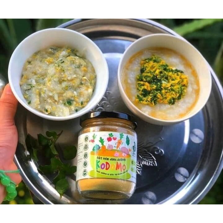 Bột nêm dinh dưỡng, Bột nêm rau củ Kodomo Jan's gia vị ăn dặm cho bé kích thích ngon miệng 90g