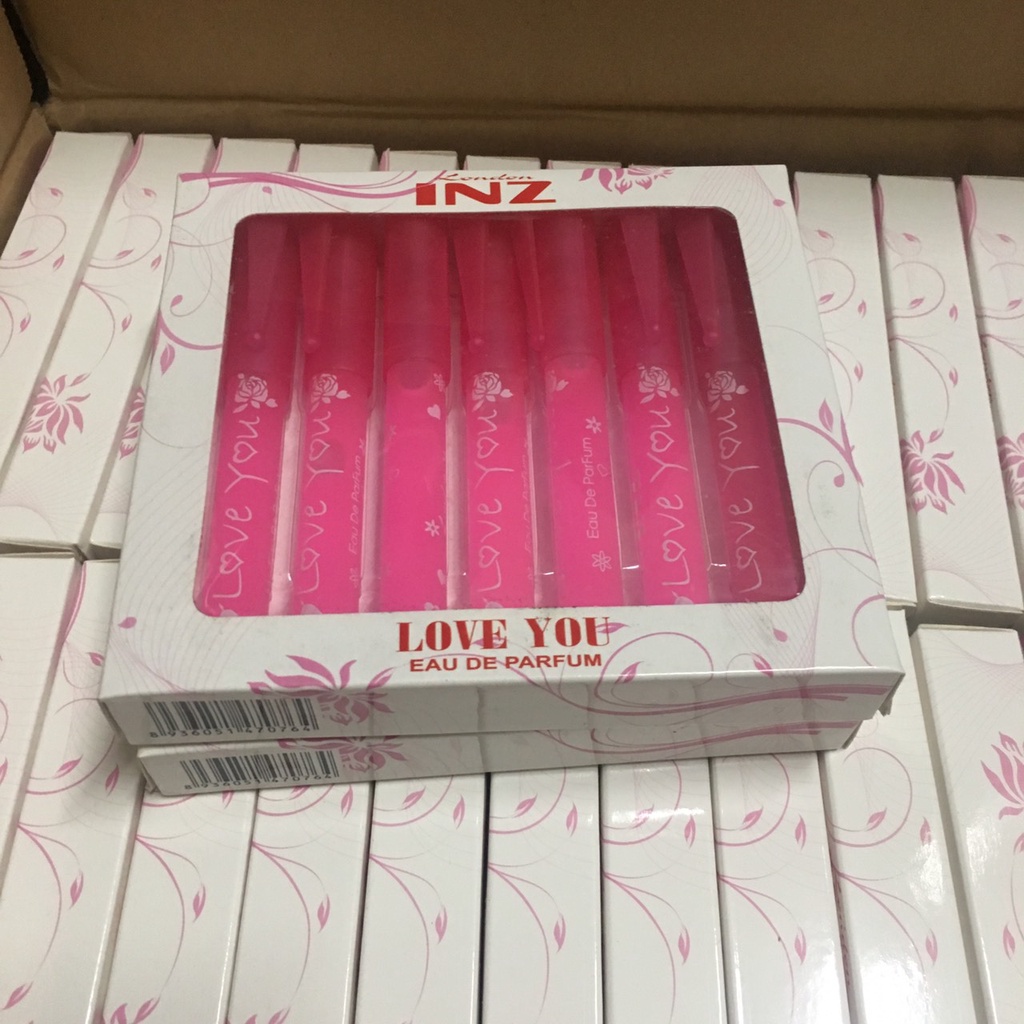 Nước hoa bút 7 cây các mầu, nước hoa thơm lâu nhỏ gọn