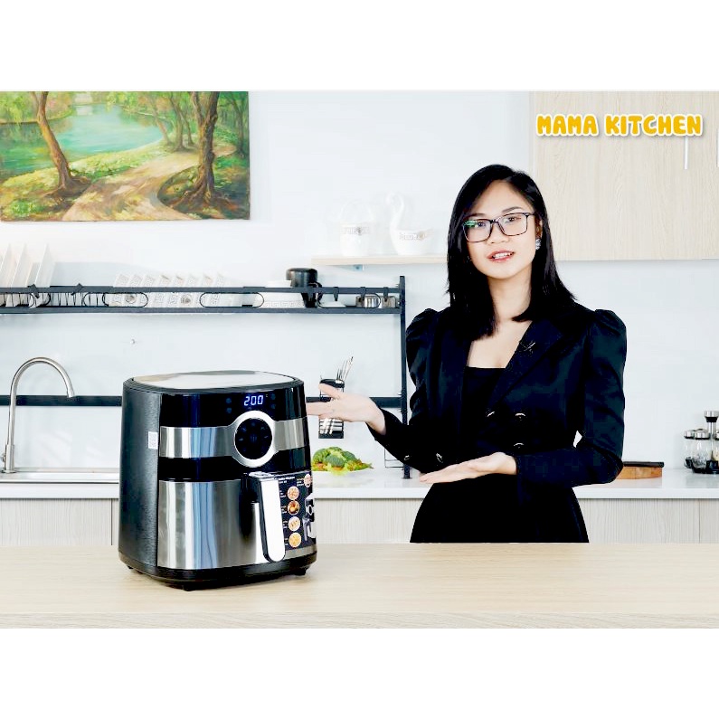 NỒI CHIÊN KHÔNG DẦU MaMa Kitchen M9 8 Lit