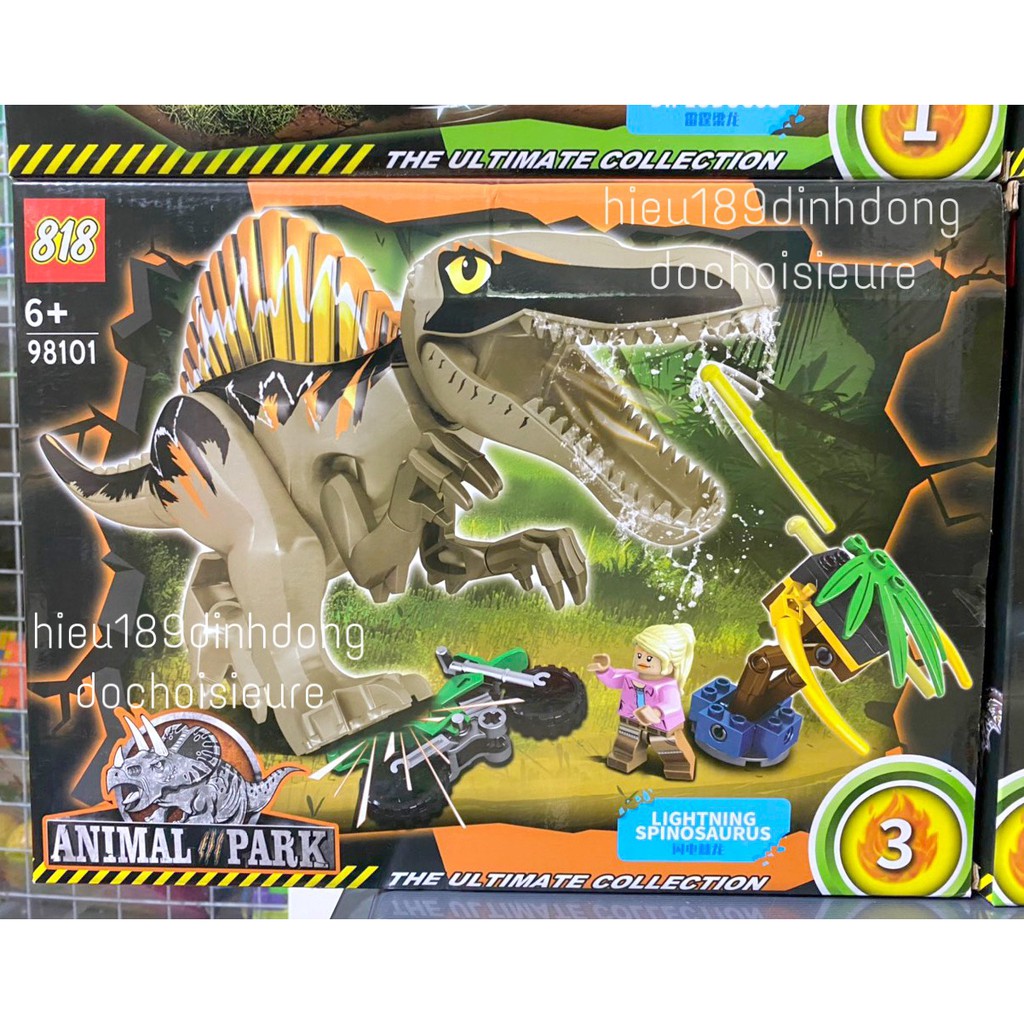 Lắp Ráp xếp hình non Lego Jurassic World Dinosaur 98101 : khủng long bạo chúa cổ dài