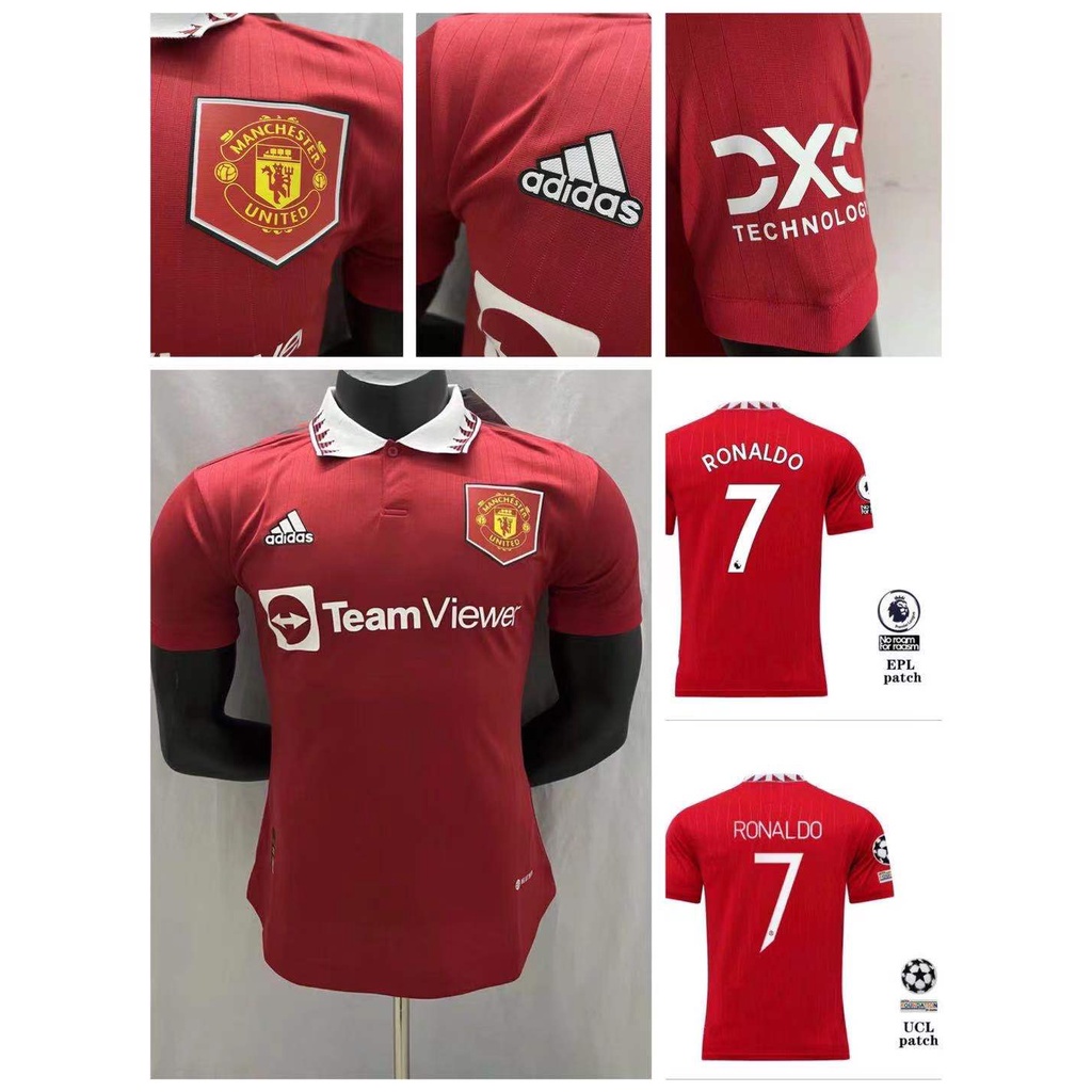 Bộ Quần Áo Bóng Đá Đội Manchester United Ngắn Tay Thời Trang Nam2223
