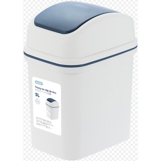 Thùng rác nắp lật Hiro 5L
