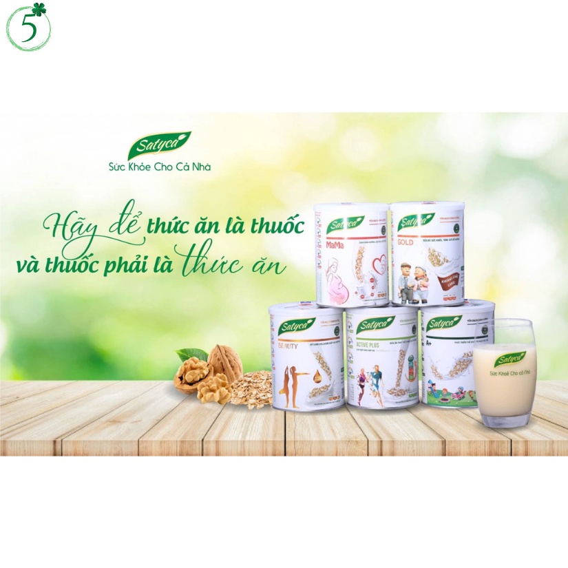 Satyca Mama - Sữa yến mạch và hạt dinh dưỡng