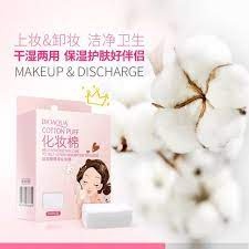 Bông tẩy trang hộp 100 miếng Cotton Puff Bioaqua 8K