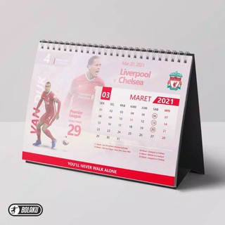 Lịch Để Bàn Hình Liverpool 2021
