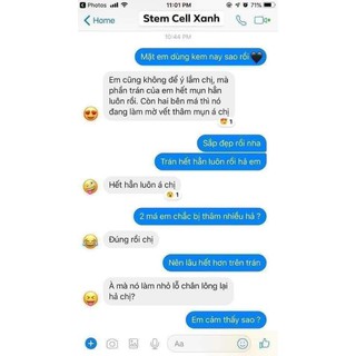 Kem xoá mụn thâm Stemcel xanh
