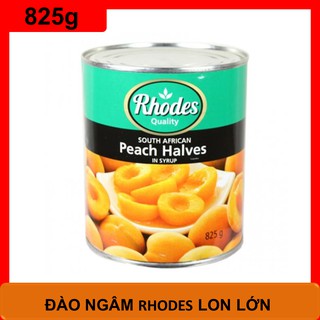 Đào Ngâm Rhodes Lon Thiếc 825g