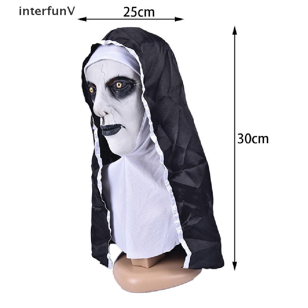 Mặt Nạ Latex Hình Kinh Dị Kèm Băng Đô Hóa Trang Halloween