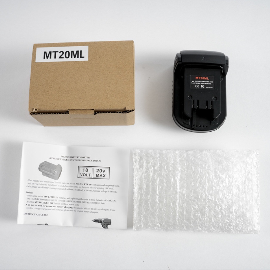 MAKITA Bộ Chuyển Đổi Pin Li-Ion 18V Bl1830 Bl1860 Bl1815 Sang Pin Milwaukee MT20ML