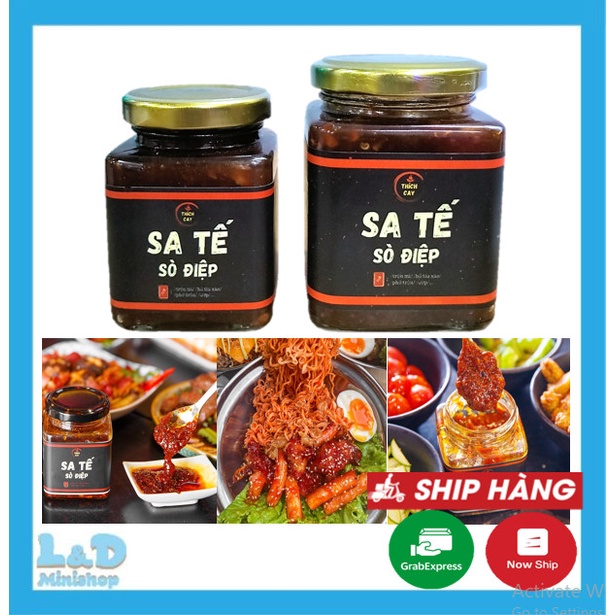 Sa Tế Sò Điệp Thích Cay,Trộn Mì, Hủ Tiếu, Phở, Sốt Cá Viên Chiên, Dùng Để Ướp Thịt Tiện Lợi