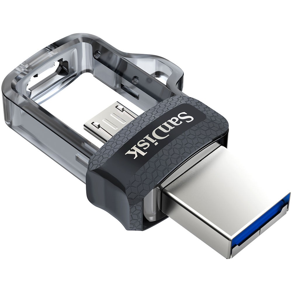 USB OTG 64GB SDisk Ultra Dual Drive M3.0 ( USB 2 Đầu)