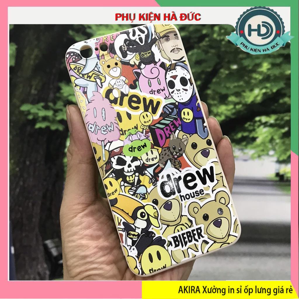 ⚡ Siêu Rẻ ⚡ Ốp lưng drew iphone 14/14Pro/14Plus/14Promax chất dẻo vuông cạnh bảo vệ camera xưởng ốp  Akira case