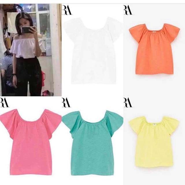 Áo zara trễ vai size 11-12