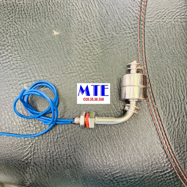 Công tắc cảm biến mực nước 220V - phao cong inox M10 dùng cho tủ cơm công nghiệp