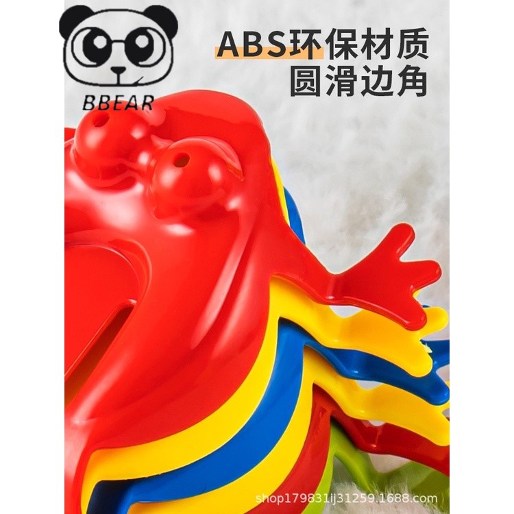 Bộ 12 con Ếch Nhảy, Đồ Chơi Ếch Nhựa Nhảy Vui Nhộn,Rèn luyện ký năng phối hợp tay và mắt, học màu sắc