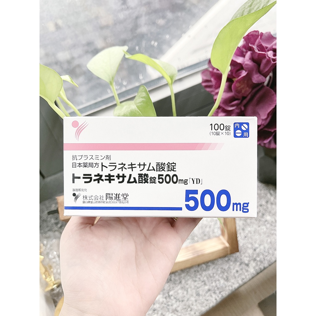 Viên uống trắng da, mờ nám Transamin 500mg [CHÍNH HÃNG] 100 viên Nhật Bản