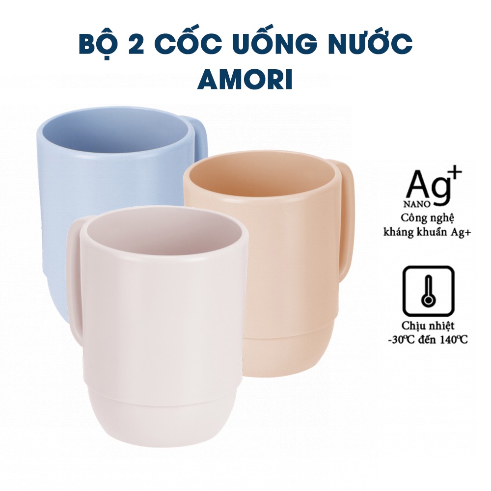 Cốc Uống Nước Amori INOCHI  - Ly Nhựa, Ca Nhựa An Toàn Cho Bé