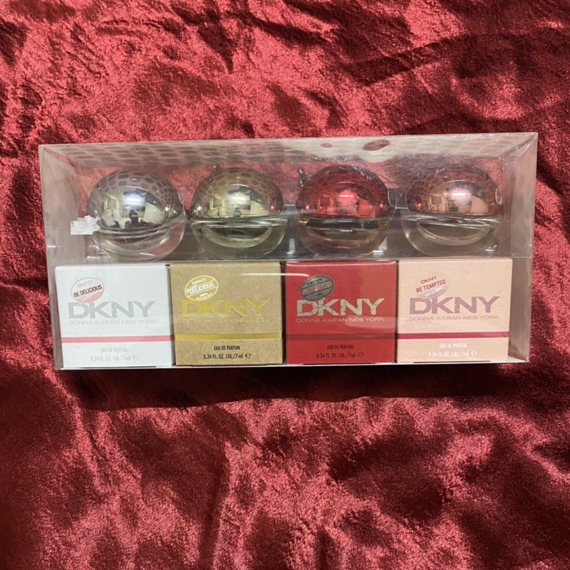 [Hàng USA] Set Nước Hoa DKNY Donna Karan New York Be Delicious & Be Tempted 4 Chai 7ml (4 chai 0.24 FL.OZ)