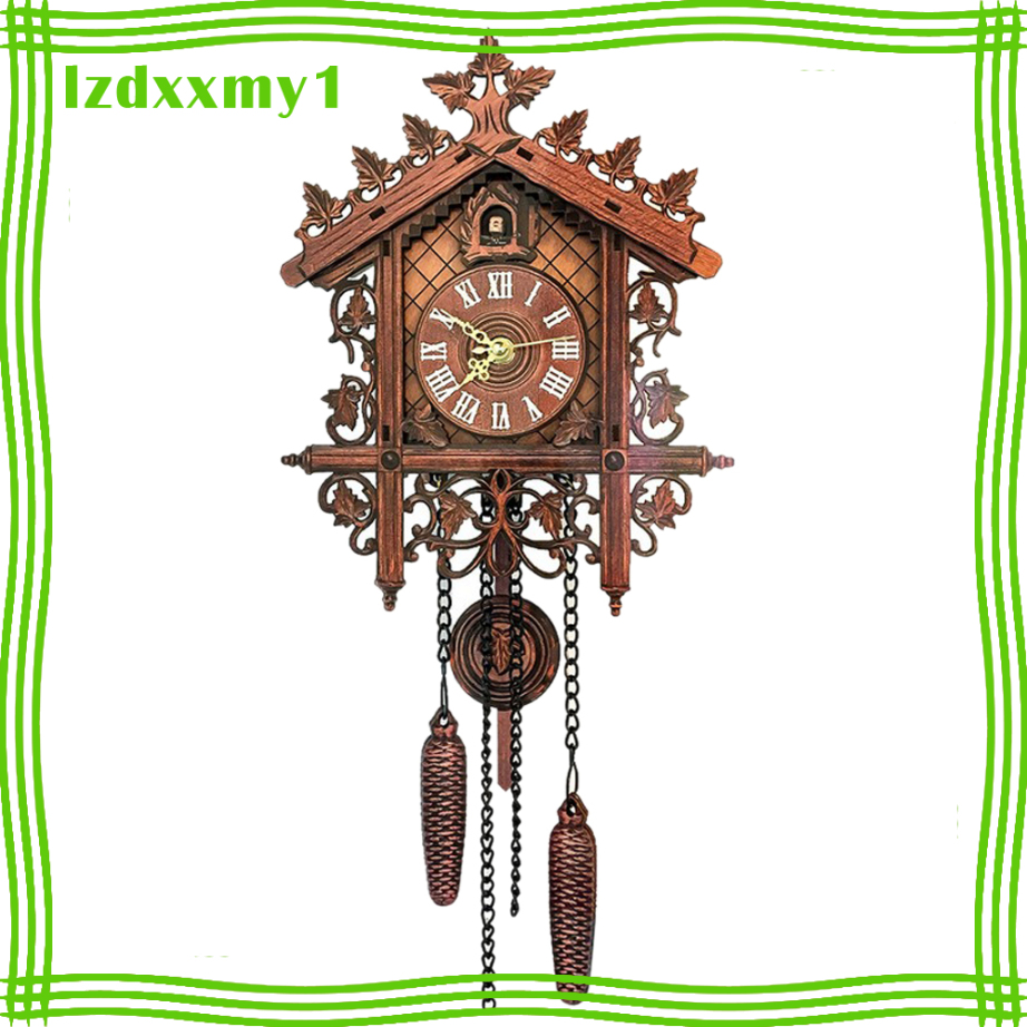Kiddy Decorative Wood Wooden Cuckoo Wall Clock for Home Decoration Creative Gift#1