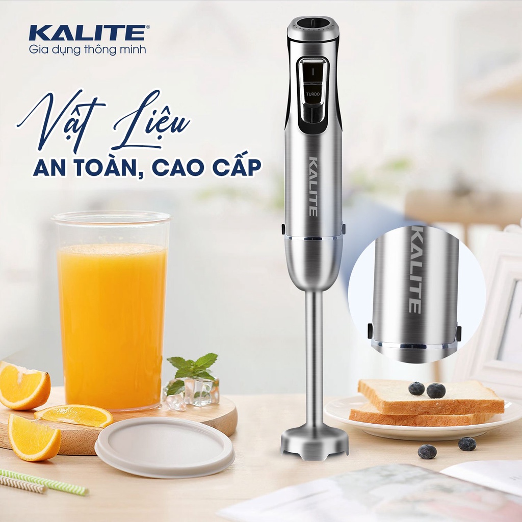 Máy Xay Sinh Tố Cầm Tay Kalite 600W KEB4112 - Hàng chính hãng - Bảo hành 12 tháng