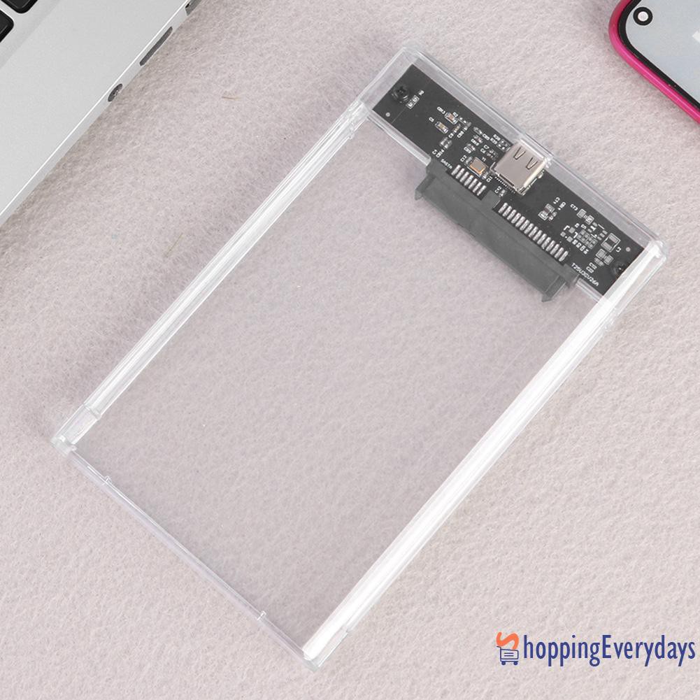 Hộp Đựng Ổ Cứng Ngoài Usb 3.1 Type-C 2.5 Inch Sata Hdd Ssd Ốp | BigBuy360 - bigbuy360.vn
