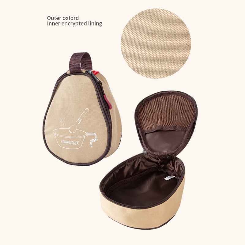 Túi Đựng Tô / Cốc Bằng Vải Oxford Tiện Dụng Mang Theo Du Lịch Cắm Trại Ốp