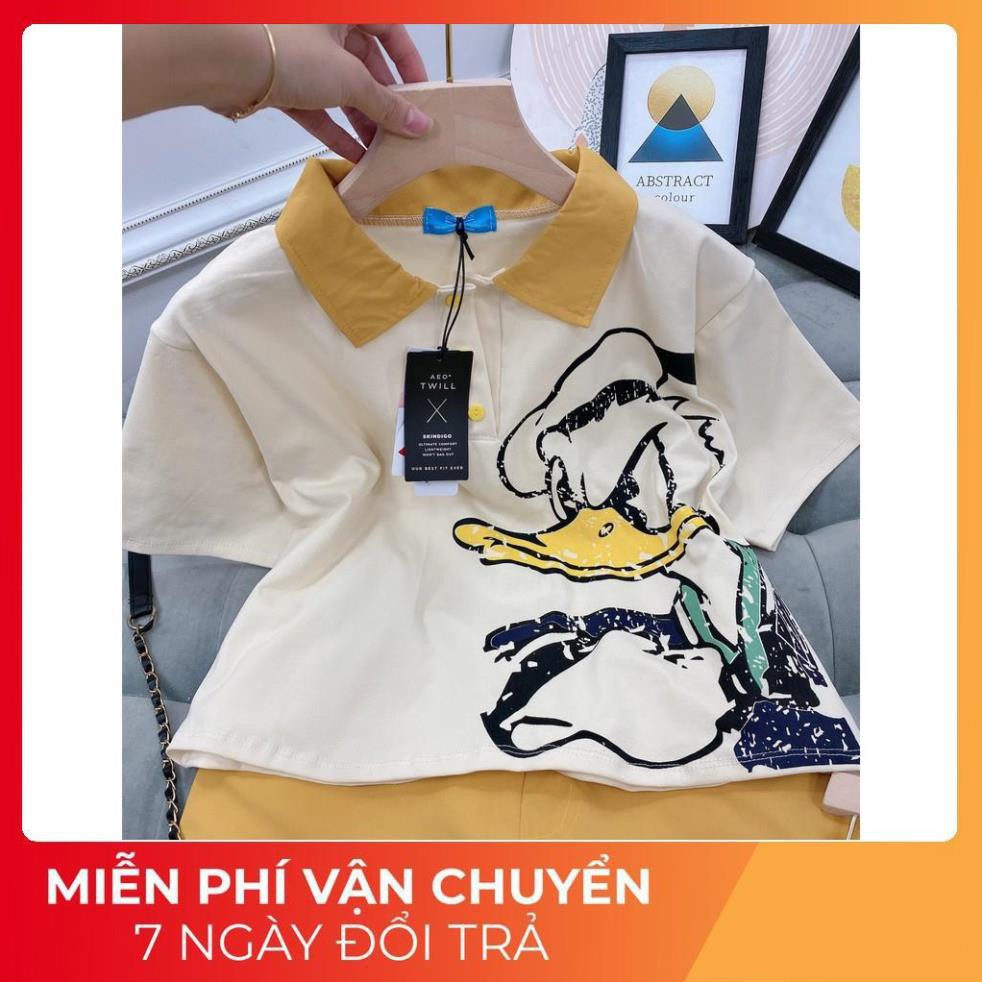 [ 𝐅𝐑𝐄𝐄 𝐒𝐇𝐈𝐏 ]  Set Áo Lụa Vịt Be Mix Chân Váy Ngắn 2 Lớp