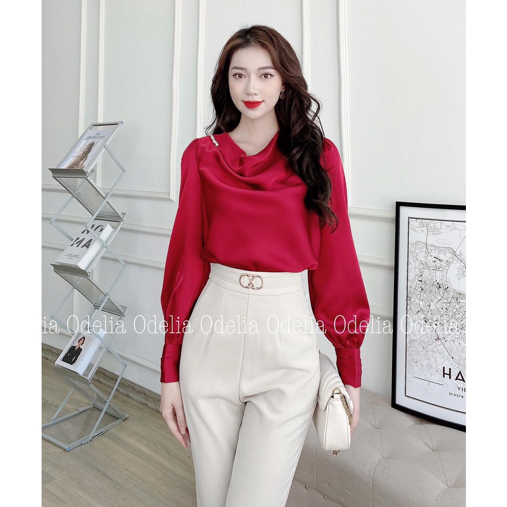 Quần baggy Odelia tag kim loại CXD - Q6091